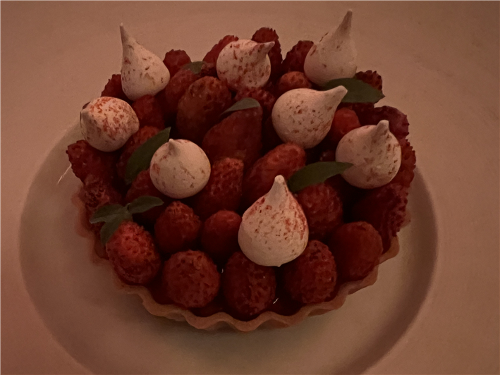 wild strawberry tart